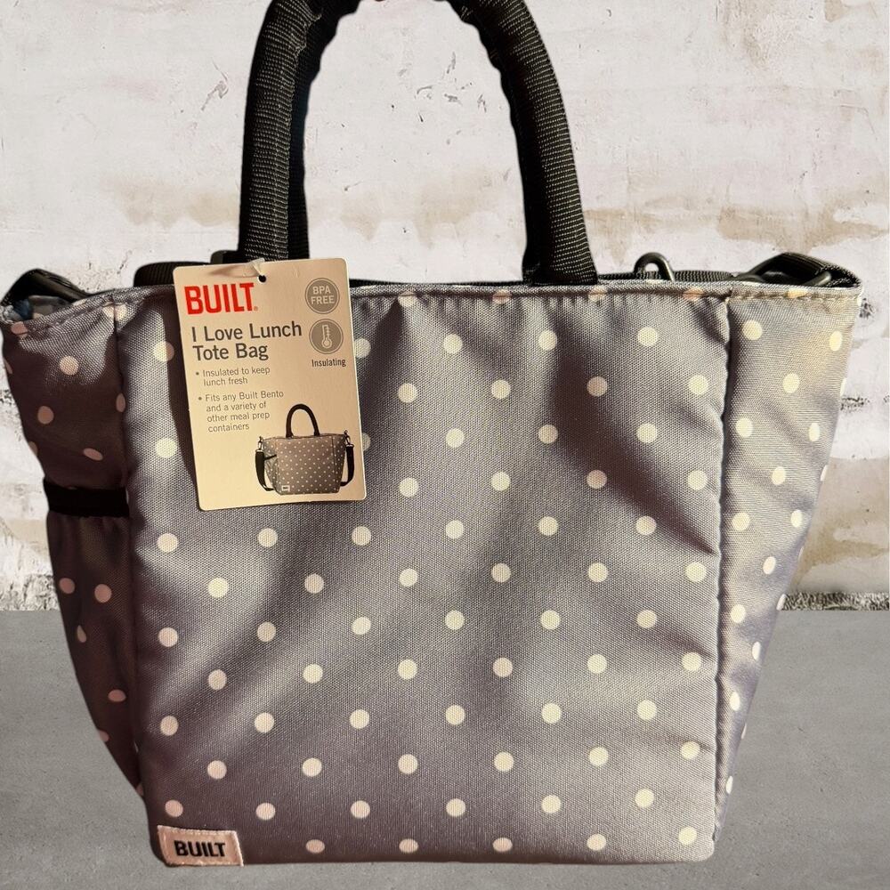 Built I Love Lunch Insulated Polyester Lunch Bag NWT